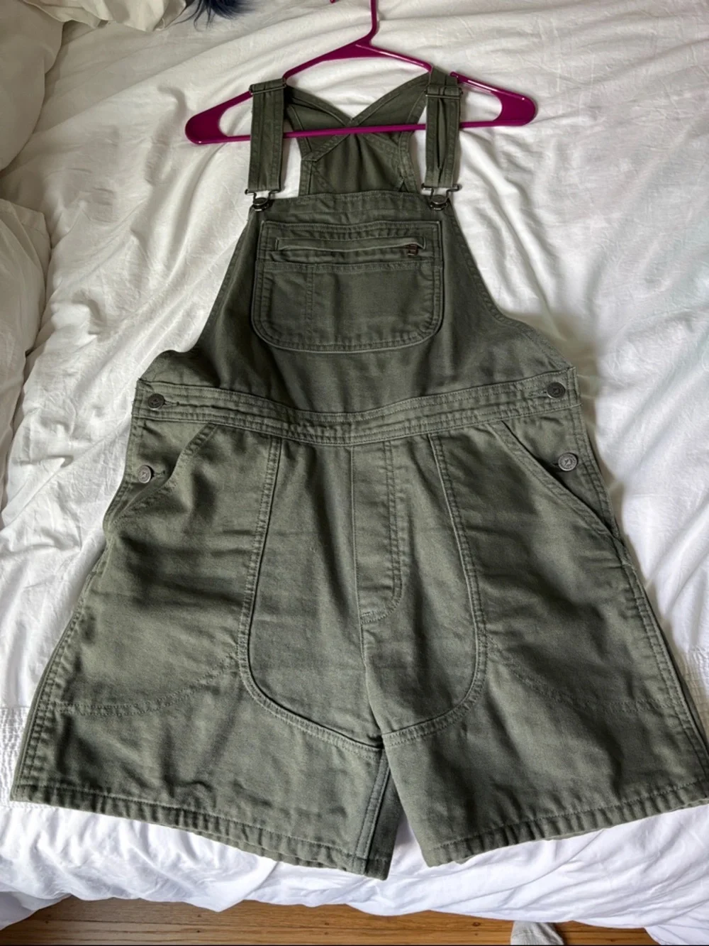 Patagonia Olive Green Short Overalls - Picture 4 of 6